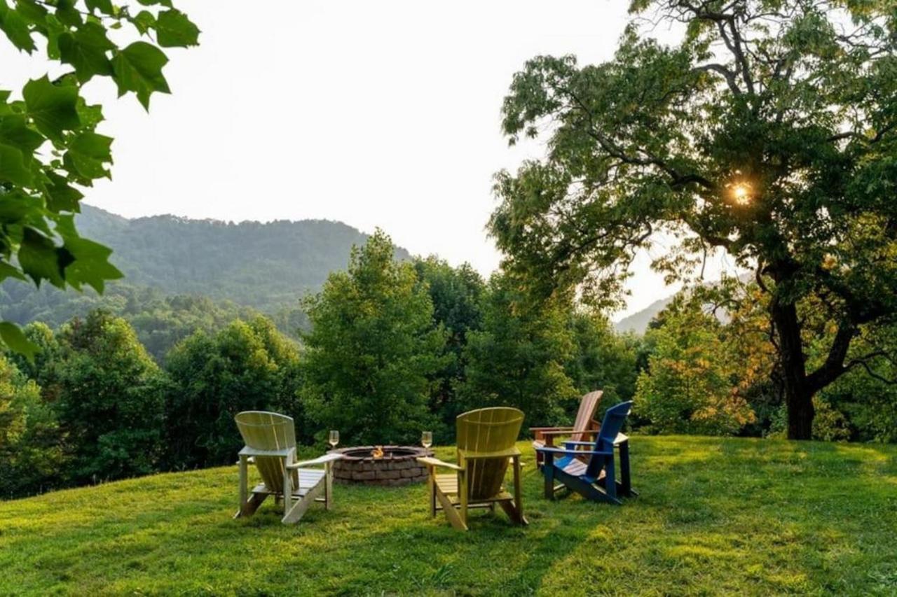 Log Cabin Stunning Mountain Views On 12 Acres Candler Kültér fotó