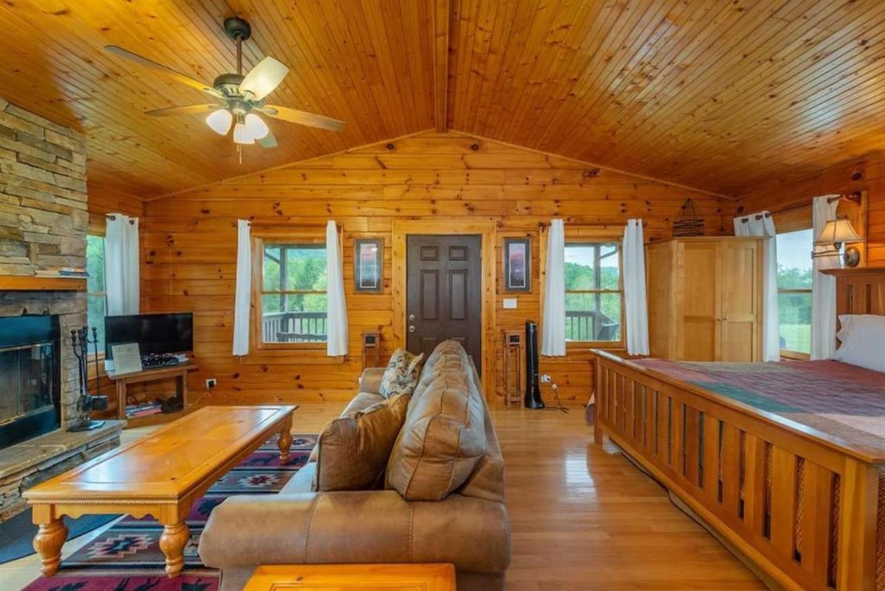 Log Cabin Stunning Mountain Views On 12 Acres Candler Kültér fotó